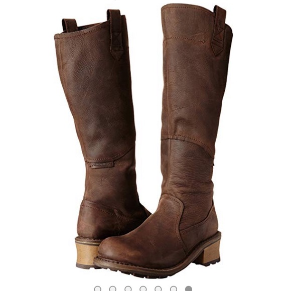 caterpillar high boots